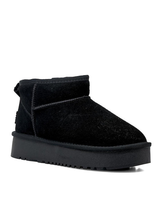 Seven Suede Γυναικεία Μποτάκια