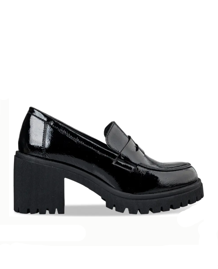 PLATFORM HEEL LOAFERS