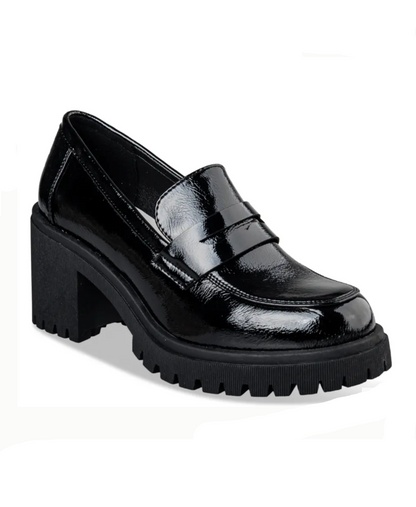 PLATFORM HEEL LOAFERS
