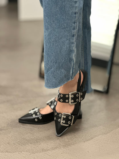 POINTY SLINGBACK BALLERINAS