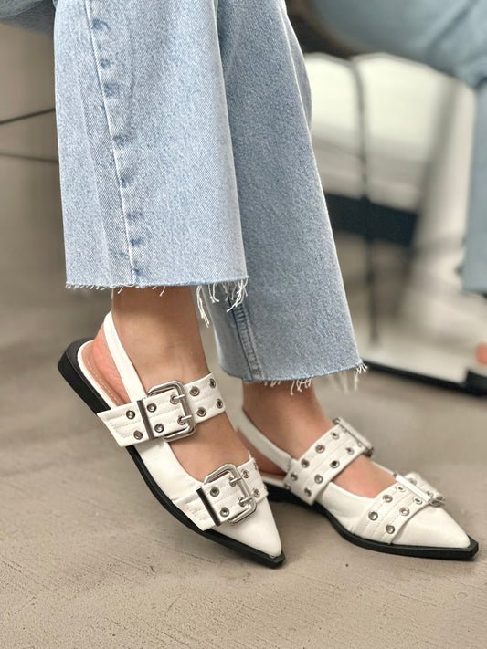 POINTY SLINGBACK BALLERINAS