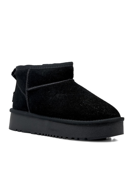 Seven Suede Γυναικεία Μποτάκια