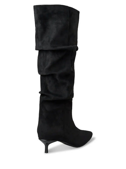 KITTEN HEEL BOOTS