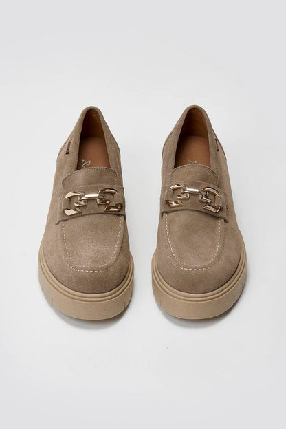 Ragazza Suede δερμάτινα loafers  0190