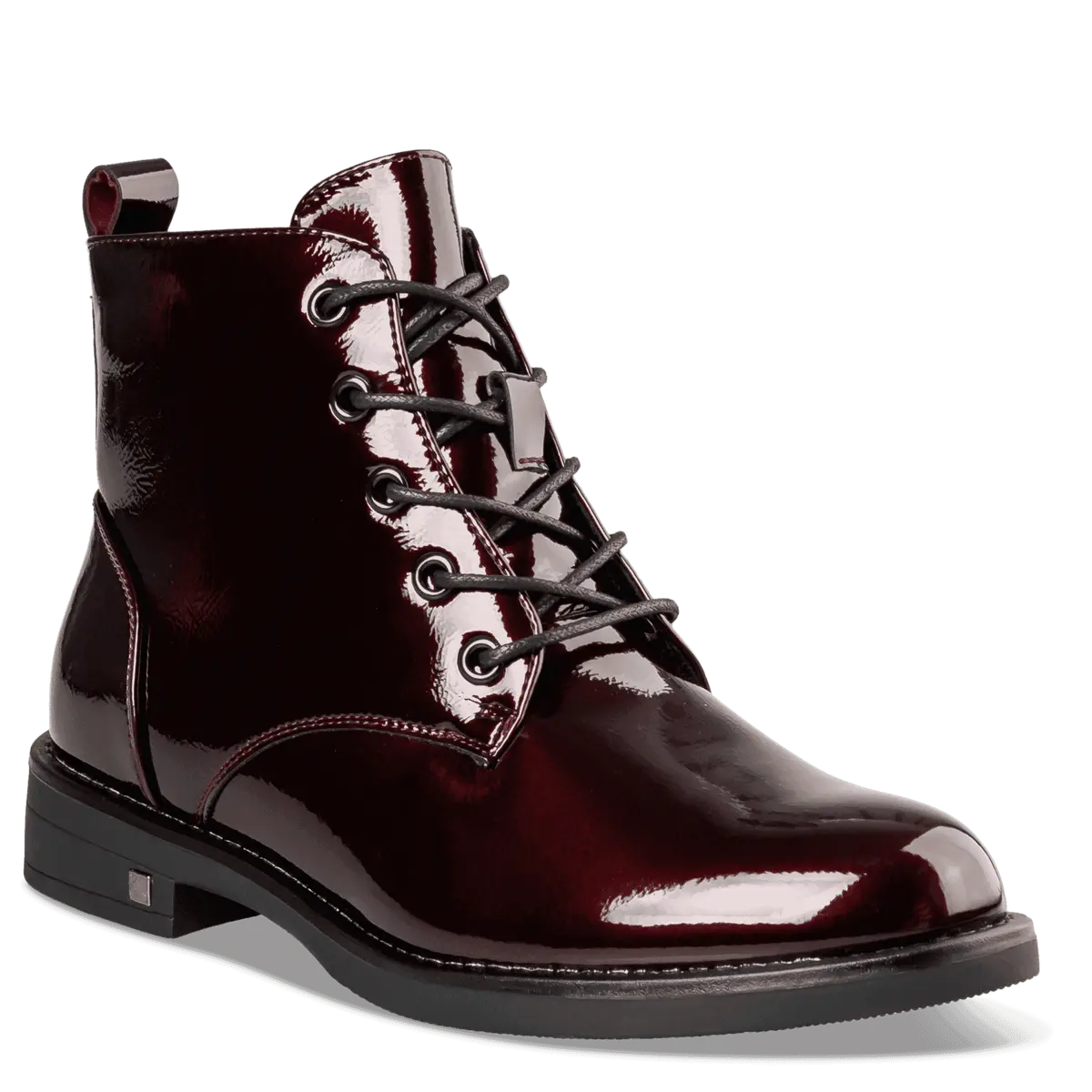 SHINY COMBAT BOOTS